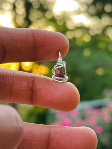 Pink Tourmaline pendant