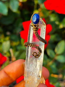 Blue Kyanite Serpent ring