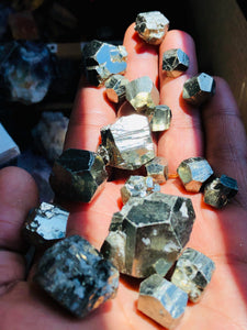 Cubic Pyrite Polyhedrons
