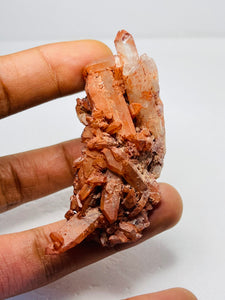 Red Hematoid Quartz cluster