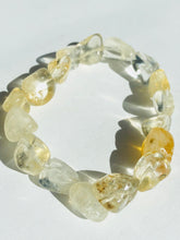 Load image into Gallery viewer, Yellow Hematoid Quartz free form Bracelet