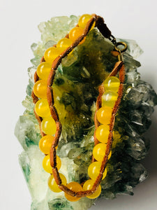 Yellow Agate Power Bracelet