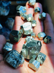 Cubic Pyrite Polyhedrons