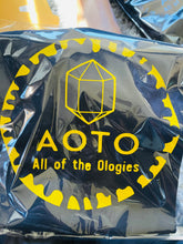 Load image into Gallery viewer, Black &amp; yellow “AOTO” shirt