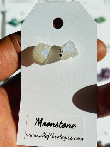 Moonstone Studs