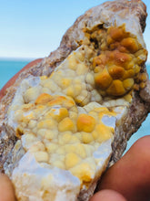 Load image into Gallery viewer, Agatized Coral Botryoidal Chalcedony Geode