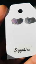Load image into Gallery viewer, Blue Sapphire studs