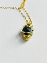 Load image into Gallery viewer, Black Tourmaline Crystal point pendant