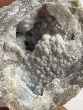 Load image into Gallery viewer, Chalcedony (light blue) Pseudomorph after Pseudocubic Quartz