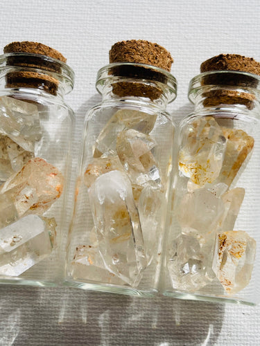 Clear Quartz Gem Bottle