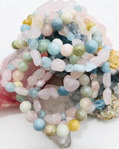 Morganite Bracelet (Free Form)