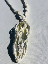 Load image into Gallery viewer, Citrine Hemp Necklace
