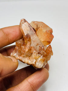 Hematoid Quartz crystal cluster