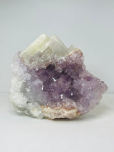 Load image into Gallery viewer, Druzy Pink Amethyst Calcite Geothite geode