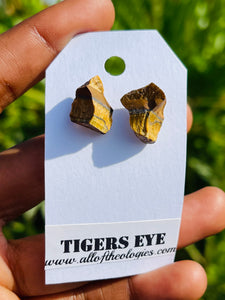 Tigers Eye earrings