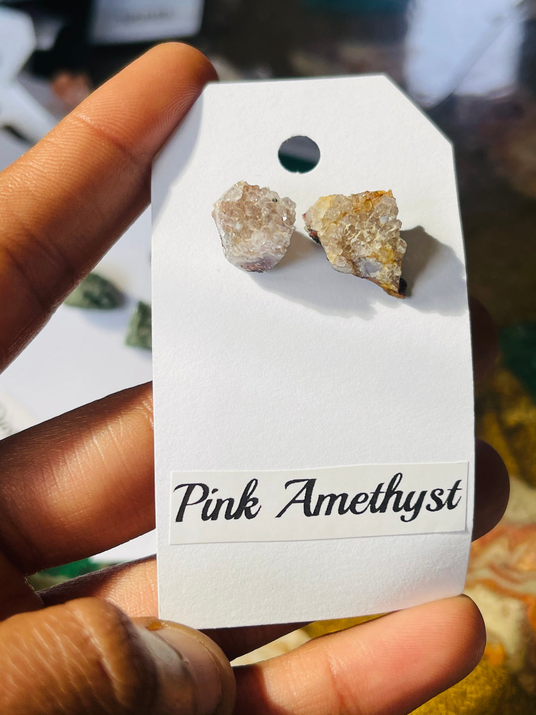 Druzy Amethyst earrings