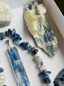 Blue Kyanite “Drip” Necklace