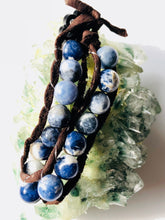Load image into Gallery viewer, Blue Sodalite Button Power Bracelet