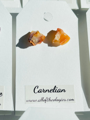 Carnelian Studs