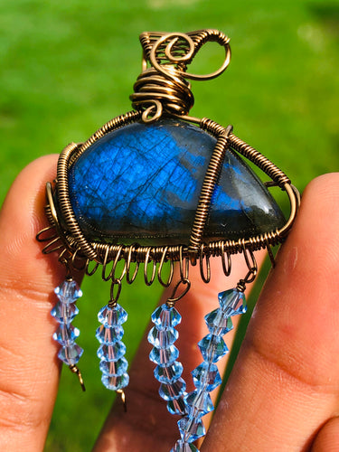 Labradorite Storm Cloud Pendant