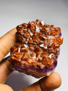 Red cap Thunder Bay Red Amethyst Cluster (Red Capped Amethyst)
