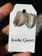 Load image into Gallery viewer, Natural Smoky Quartz studs