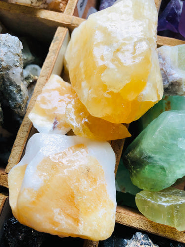 Yellow Calcite Crystal