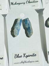 Load image into Gallery viewer, Blue Kyanite Studs