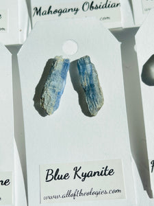 Blue Kyanite Studs