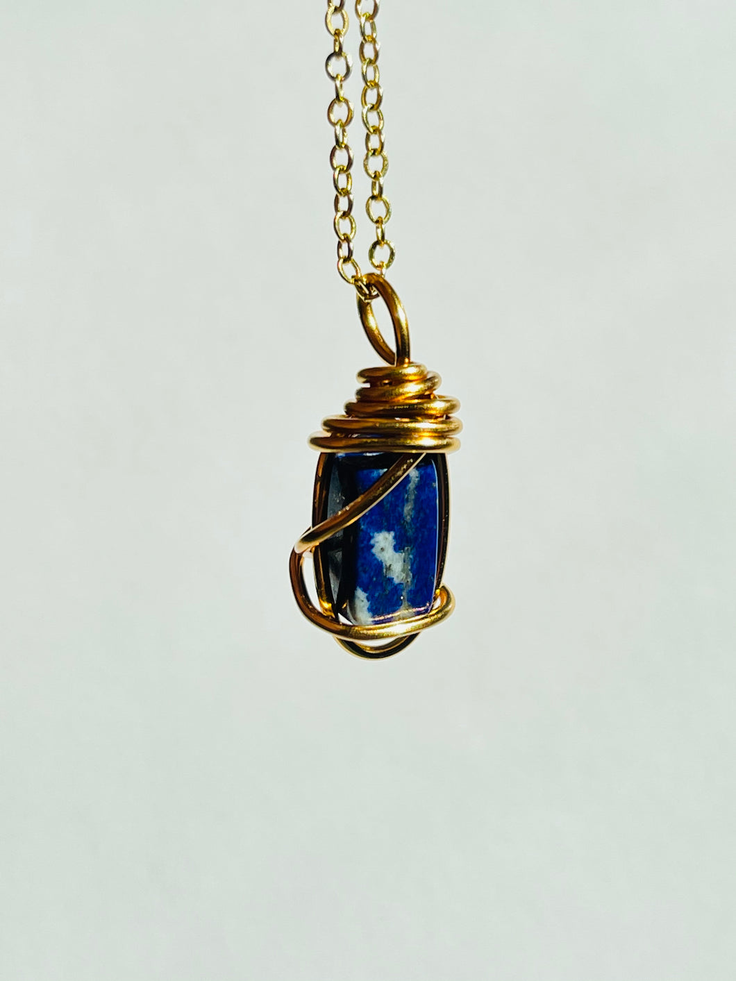 Polished Lapis Necklace