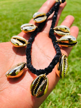 Load image into Gallery viewer, Golden Cowry Shell Choker