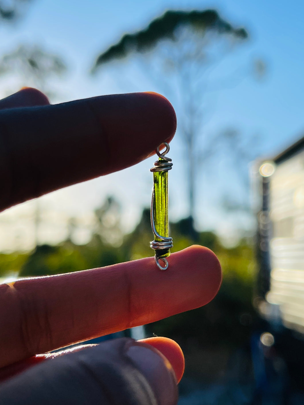 Green Tourmaline pendant