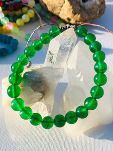 Green Jade Hemp Bracelet