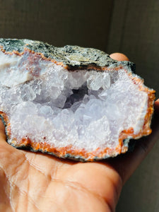 Pink Amethyst geode