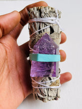 Load image into Gallery viewer, Amethyst Smudge Bundle