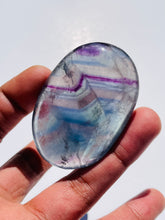 Load image into Gallery viewer, Rainbow Fluorite Palm stone