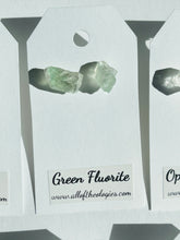 Load image into Gallery viewer, Green Fluorite Studs