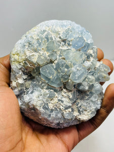 Celestite geode