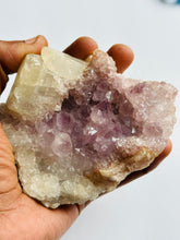 Load image into Gallery viewer, Pink Amethyst/Calcite geode
