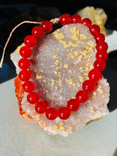 Load image into Gallery viewer, Red Jade Hemp Bracelet