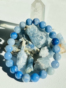 Blue Aventurine Gemstone Bracelet