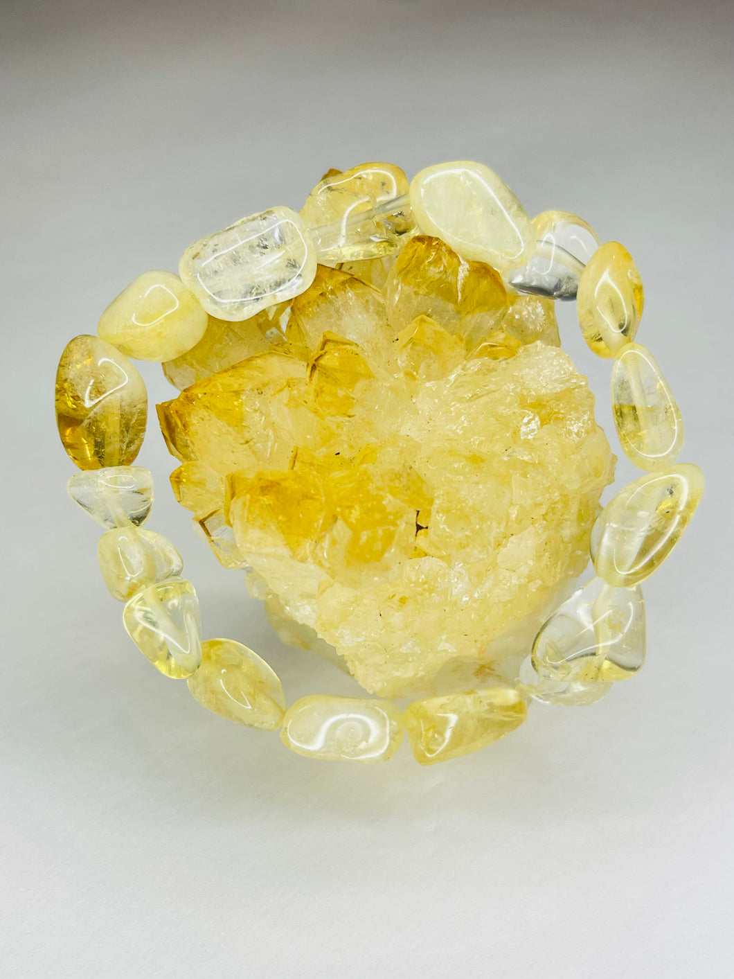 Yellow Hematoid Quartz free form Bracelet