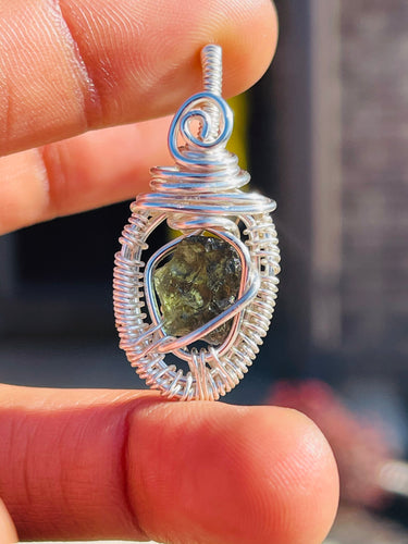 Moldavite Pendant