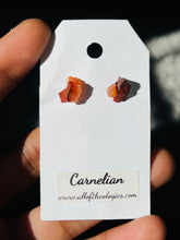 Load image into Gallery viewer, Carnelian Studs
