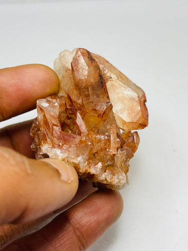 Hematoid Quartz crystal cluster