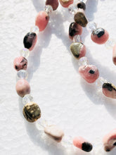 Load image into Gallery viewer, Pink Rhodochrosite Chain Beads