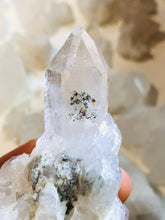 Load image into Gallery viewer, Clear Chlorite Quartz Point