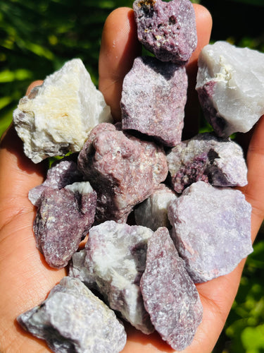 Raw Purple Lepidolite
