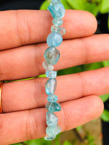 Gemmy Blue African Apatite Bracelet