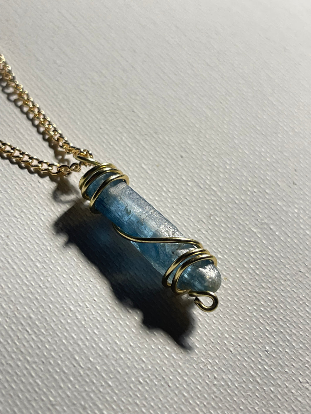 Blue Kyanite necklace